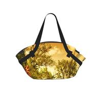 Hnnkloy Giraffa selvatica,Tappetino da campeggio multifunzionale pieghevole, coperta da picnic utilizzabile anche come borsa da campeggio.