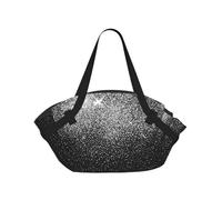 Hnnkloy Glitter argentato brillante,Tappetino da campeggio multifunzionale pieghevole, coperta da picnic utilizzabile anche come borsa da campeggio.