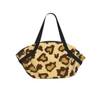 Hnnkloy Grano leopardo,Tappetino da campeggio multifunzionale pieghevole, coperta da picnic utilizzabile anche come borsa da campeggio.