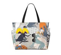 Hnnkloy Levrieri carini,Borsa da spiaggia di grande capacità, borsa da viaggio a tracolla per donna, borsa a mano impermeabile