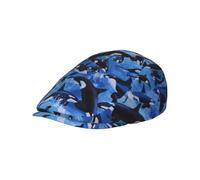 Hnnkloy Orca assassina, Cappello Piatto da Uomo, Berretto da Strillone da Uomo, Berretto Regolabile da Guida