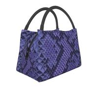 Hnnkloy Principe Serpente,Borsa termica portatile, borsa porta pranzo isolata, borsa termica resistente, borsa frigo riutilizzabile