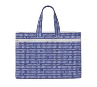 Hnnkloy Programmatore Codice binario per computer Viola,Borsa portadocumenti in tela con cerniera, borsa a mano, valigetta per scuola e ufficio