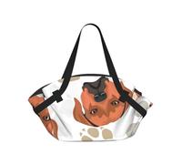 Hnnkloy Rhodesian Ridgeback con amore,Tappetino da campeggio multifunzionale pieghevole, coperta da picnic utilizzabile anche come borsa da campeggio.