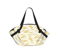 Hnnkloy Spighe dorate di grano e cereali,Tappetino da campeggio multifunzionale pieghevole, coperta da picnic utilizzabile anche come borsa da campeggio.