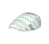 Hnnkloy Strisce ad Acquerello Verde Menta e Grigio, Cappello Piatto da Uomo, Berretto da Strillone da Uomo, Berretto Regolabile da Guida