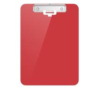 Hnogri A4 Portablocco plastica, Rosso Appunti formato A4 standard per infermieri, studenti, ufficio e donne, appunti con portapenne e clip a basso profilo, dimensioni 31.5 x 22.5 cm, Rosso
