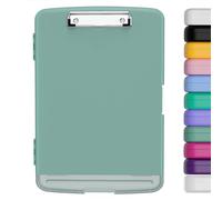 Hnogri Appunti in plastica con custodia, cartelletta con apertura laterale per appunti, peso leggero, scrittura scorrevole per il lavoro, dimensioni 36 x 24 x 3,5 cm.