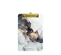 Hnogri Piccolo Portablocco di plastica, Portablocco di formato A5 di design alla moda per studenti, Bambini, Mini Portablocco Dimensioni 15CM x 22.5CM, Consistenza naturale