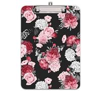 Hnogri Portablocco A4 plastica rigida, Fashion design clipboard a4, Tavolette per appunti e raccoglitori moduliDimensione lettera, Rosa Rosa