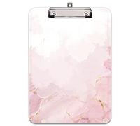 Hnogri Portablocco A4 plastica rigida, Fashion design clipboard a4, Tavolette per appunti e raccoglitori moduliDimensione lettera, Sogno Rosa