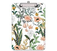 Hnogri Portablocco A4 plastica rigida, Fashion design clipboard a4, Tavolette per appunti e raccoglitori moduliDimensione lettera, Sempreverde