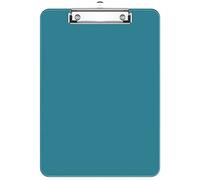 Hnogri portablocco in plastica, portablocco rosso standard A4 formato lettera, per studenti, forniture per ufficio, portablocco con clip a basso profilo, dimensioni 31 x 23 cm.