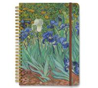 Hnogri Quaderno a spirale, Diario foderato con copertina rigida per le donne, medio 15,2 x 21,3 cm, 160 pagine di carta spessa, quaderni a righe A5 per la scrittura, l'ufficio e la scuola.