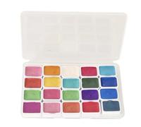 Hnonoxy Acquerello, Acquerelli Glitterati, Pittura Ad Acquerello, Solid Pearlescent Paint Set, Metallizzata Pigmento Perlescente per Dipingere Nail Art (20 Color)