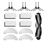 HNsdsvcd Aspirapolvere Robot Ricambi Accessori Spazzole Laterali Filtro Rullo Spazzola Mop Pad ABS HR1010