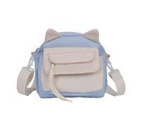 HNsdsvcd Borsa a tracolla in nylon contemporanea per le borse a tracolla delle donne con la cinghia regolabile per lo shopping e l'evento sociale, Blu