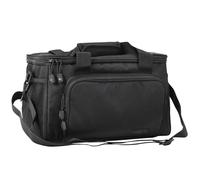 HNsdsvcd Borsa da pesca Esca da pesca Water Resistere Grande Capacità Crossbody Borsa da pesca Borsa multifunzionale per attrezzatura da pesca, Nero