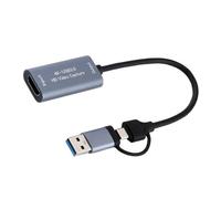 HNsdsvcd Game Video Cattura schede USB + tipo C a HDTV 2K 30Hz Registratore Video Gaming Console Camcorder Low Latency Converter