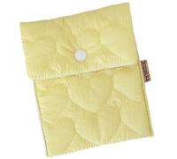 HNsdsvcd Imbottitura sanitaria Borsa di immagazzinaggio Portatile Periodo Sacchetto Tamponi Sacchetto Sanitari Tovaglioli di Stoccaggio Sacchetto Primo Periodo Regalo Per Ragazza, giallo