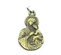 HNsdsvcd Medaglie religiose Beata Vergine & Bambino Portachiavi Forniture Ciondolo Gioielli Regalo Vintage Fedele Portachiavi