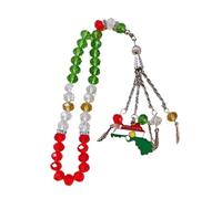 HNsdsvcd Pratico rosario con 33 perline di sandalo islamico portatile per pratiche Zikr e consapevolezza abbigliamento casual quotidiano