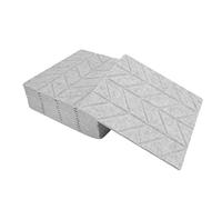 Hnsedjdh 12 confezioni di acustica fonoassorbente, 30,5 x 30,5 x 0,4, piastra di assorbimento acustico per la decorazione della parete per il trattamento acustico