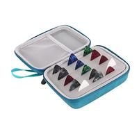 Hnsedjdh 15 plettri per chitarra con tutti gli spessori, 0,75 mm, per chitarra acustica, con , colore: blu