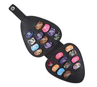 Hnsedjdh Chitarra Plettri Titolare Borsa Organizzatore Scatola Incluso 22 Chitarra Picks Chitarra Plettri Borsa di stoccaggio Per/Ukulele