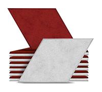Hnsedjdh Confezione da 12 acustici, acustici, decorativi per HomeandOffice, acustici da parete geometrici