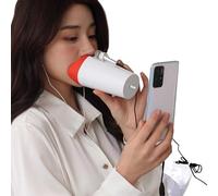 HNSYPX Si Collega al Telefono Cellulare Smorzatore Vocale per La Pratica del Canto Portatile, Portatile Smorzatore di Spugna Smorzatore Sempre E Ovunque Sollievo dallo Stress