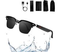 HNTKGME Occhiali Intelligenti Con Canzoni Ascoltabili, Occhiali Da Sole Con Cuffie Wireless Intelligenti, Occhiali Intelligenti Per Uomo, Occhiali Da Sole Intelligenti Con Fotocamera E Bluetooth (B)