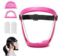 HNTKGME Visiera Protettiva Completa Anti-Appannamento, Maschera Di Sicurezza Per La Molatura, Visiera Per Il Taglio (G,10 filters)