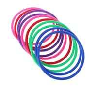 HNULGVI Anelli di Agilità 10 Pezzi di Anelli Lancio in plastica for Carnevale, Cortile, Parco, Sviluppo dell'intelligenza, Esercizio educativo, Giocattolo per Lo Sport(10 PCS 25 CM)