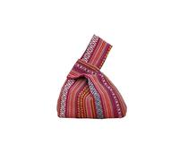 HNULGVI Borsa Da Polso Con Nodo Borsa da polso portatile con nodo donna in cotone semplice for la spesa for chiave del telefono Portatile(Style 14)