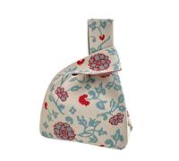 HNULGVI Borsa Da Polso Con Nodo Mini Borsa Da Polso Portatile Con Nodo Donna Manico Superiore Semplice Floreale For La Spesa For Chiave Del Telefono Portatile(Color-6)