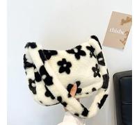 HNULGVI Borsa Di Peluche 1PC borsa a tracolla soffice da donna for ragazza con manico superiore autunno inverno for la spesa in peluche per le Donne(8-1)