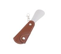 HNULGVI Calzascarpe 1 pz Calzascarpe professionale Calzascarpe in acciaio inox Calzascarpe in metallo Calzascarpe Strumento di sollevamento scarpe(Darkbrown)