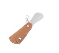 HNULGVI Calzascarpe 1 pz Calzascarpe professionale Calzascarpe in acciaio inox Calzascarpe in metallo Calzascarpe Strumento di sollevamento scarpe(Lightbrown)