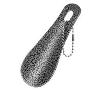 HNULGVI Calzascarpe Mini calzascarpe portatile in metallo robusto in acciaio inossidabile, portachiavi da viaggio alla moda, cucchiaio for scarpe for bambini, aiuto for scarpe, sollevatore for scarpe