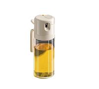 HNULGVI Dosatore per Salsa di soia Bottiglia spruzzatore Olio da 550 ml 1/2/3 Pezzi BBQ Cottura Dispenser 2 in 1 Versatori for Olive Aceto da Cucina per la Cucina(1PCS)