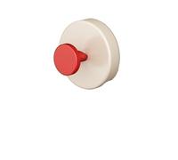 HNULGVI Ganci a ventosa Suction Hook Strong Adhesive No Punching Bathroom Kitchen Door(Dopamine hook - red [single] - no drilling required)