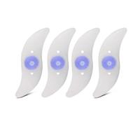 HNULGVI luci per Ruote di Bicicletta Luce for Raggi Ruota for Bicicletta 3 modalità Luce al Neon Impermeabile for Sicurezza Bici Accessori for Biciclette Facili da installare(4pcs Blue)