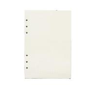 HNULGVI quaderni spirale Ricariche for quaderni ad anelli da 45 fogli/90 pagine, 6 fori, fogli mobili, diari A5 A6 A7(Dotted,A6 95x172mm)