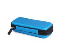 HNULGVI Scatola per freccette Portaoggetti portatile con cerniera for freccette, organizer for accessori durevoli multistrato, voli e altri, design impermeabile(Blue)