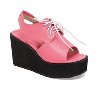 HNVAVQ Scarpe Plateau Punta Aperta Vacanza Moda Streetwear
