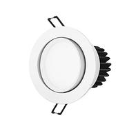 HNVBDOPAE Faretti Led da Incasso a Soffitto 3W, Faretti Ultrasottili da 50 Mm per Fori Nel Soffitto da 55-60 Mm, Downlight da 3W, Ac220V Ra80 240Lm Sostituiscono un Pacco a Incandescenza da 30W, Non a