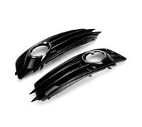 HNVCYT Auto Fendinebbia Copertura 8P0807682 8P0807681 Per Audi A3 8P S-Line 2009-2012 Auto Anteriore Fendinebbia Griglia Cornice Copertura Paraluce (Chrome Silver)