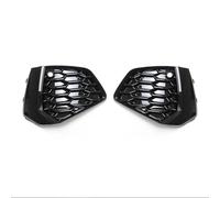 HNVCYT Auto Fendinebbia Copertura Auto Paraurti Anteriore Fendinebbia Griglia Copertura Cornice Parafari Paraurti Per Audi A3 S-line 2021 2022 2023 8YG807671A 8YG807672A (Glossy Black)
