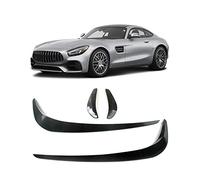 HNVCYT Auto In Fibra Di Carbonio Paraurti Anteriore Diffusore Spoiler Protector Splitter Flaps Canard Body Kit Per Mercedes Per Benz AMG Per GTR 2015-2021